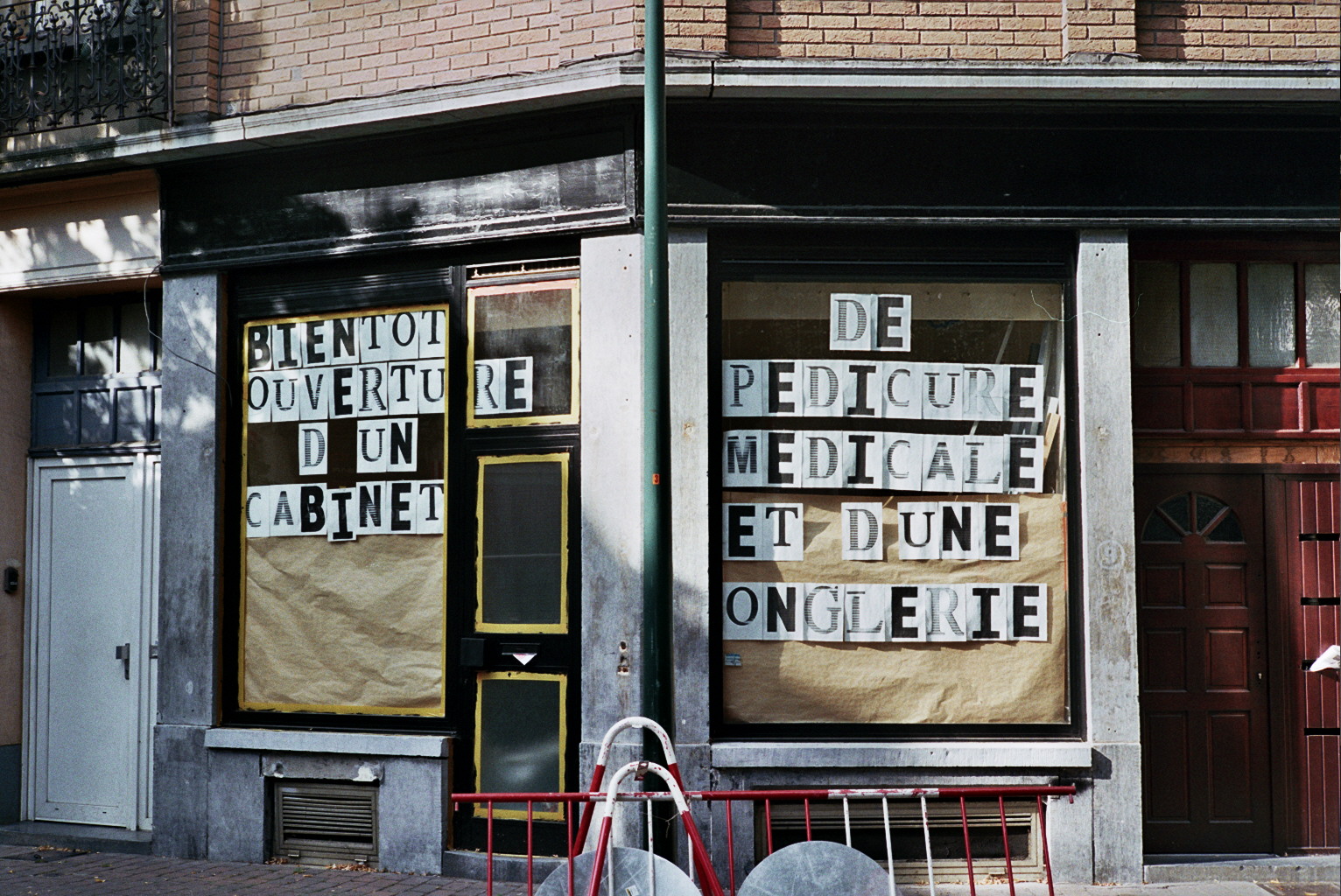 Typography in a corner shop