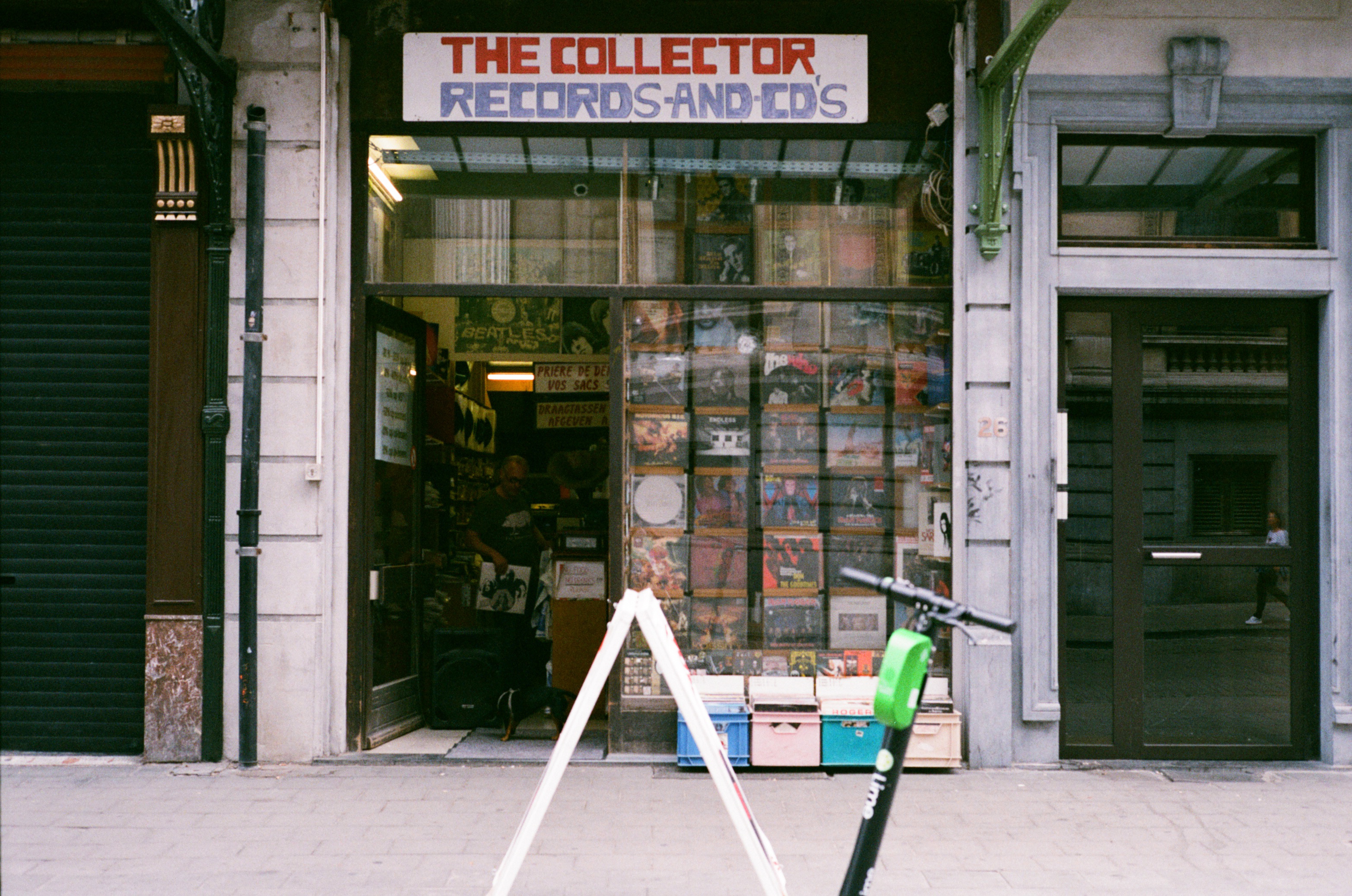 For records you visited the collector in Brussels